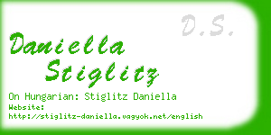 daniella stiglitz business card